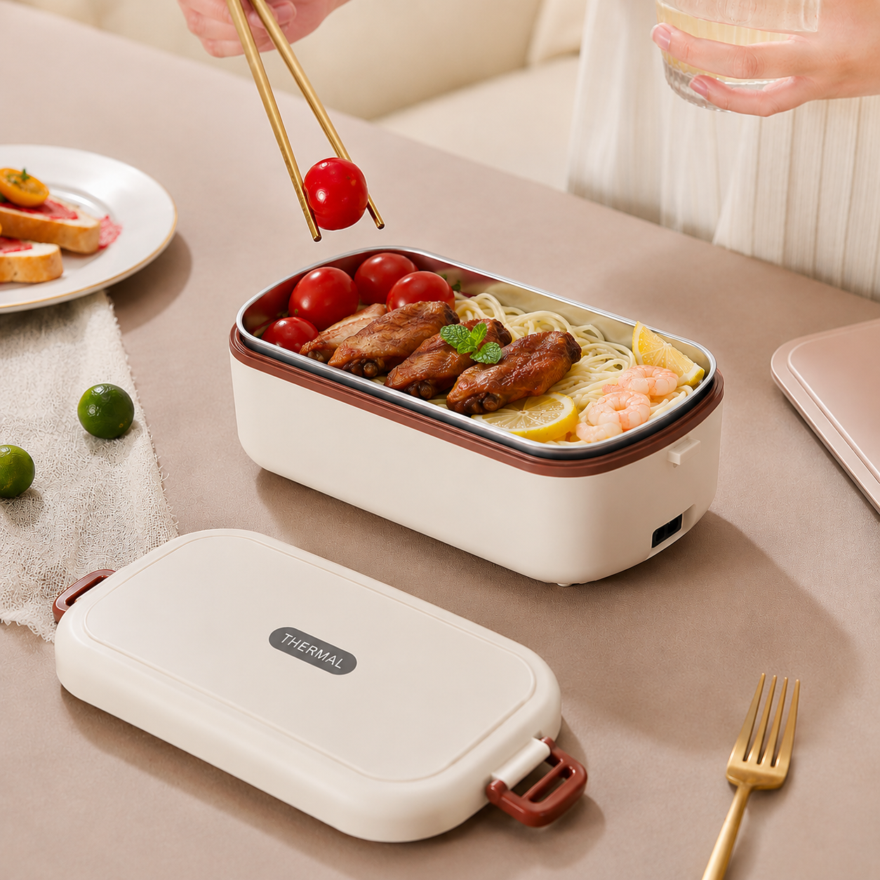 Compact Heated Lunch Box