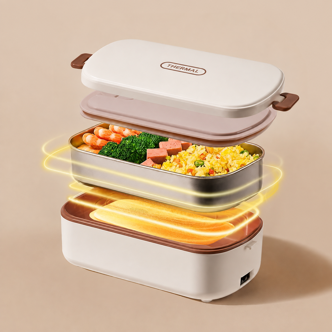 Compact Heated Lunch Box
