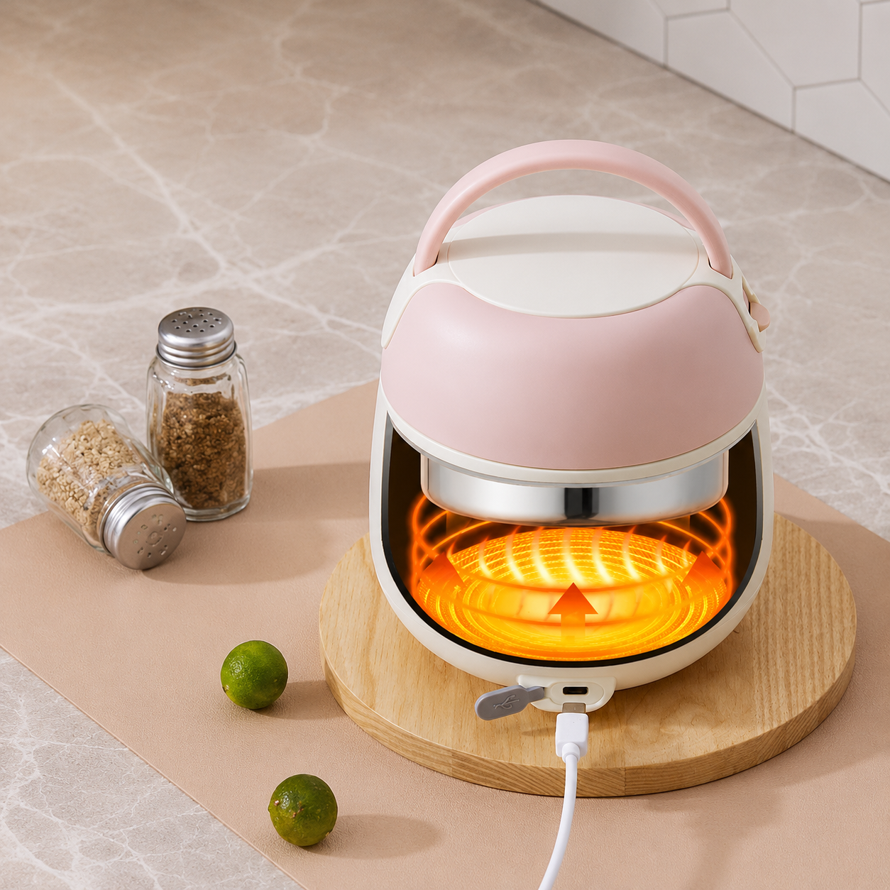 Large-Capacity Electric Lunch Pot