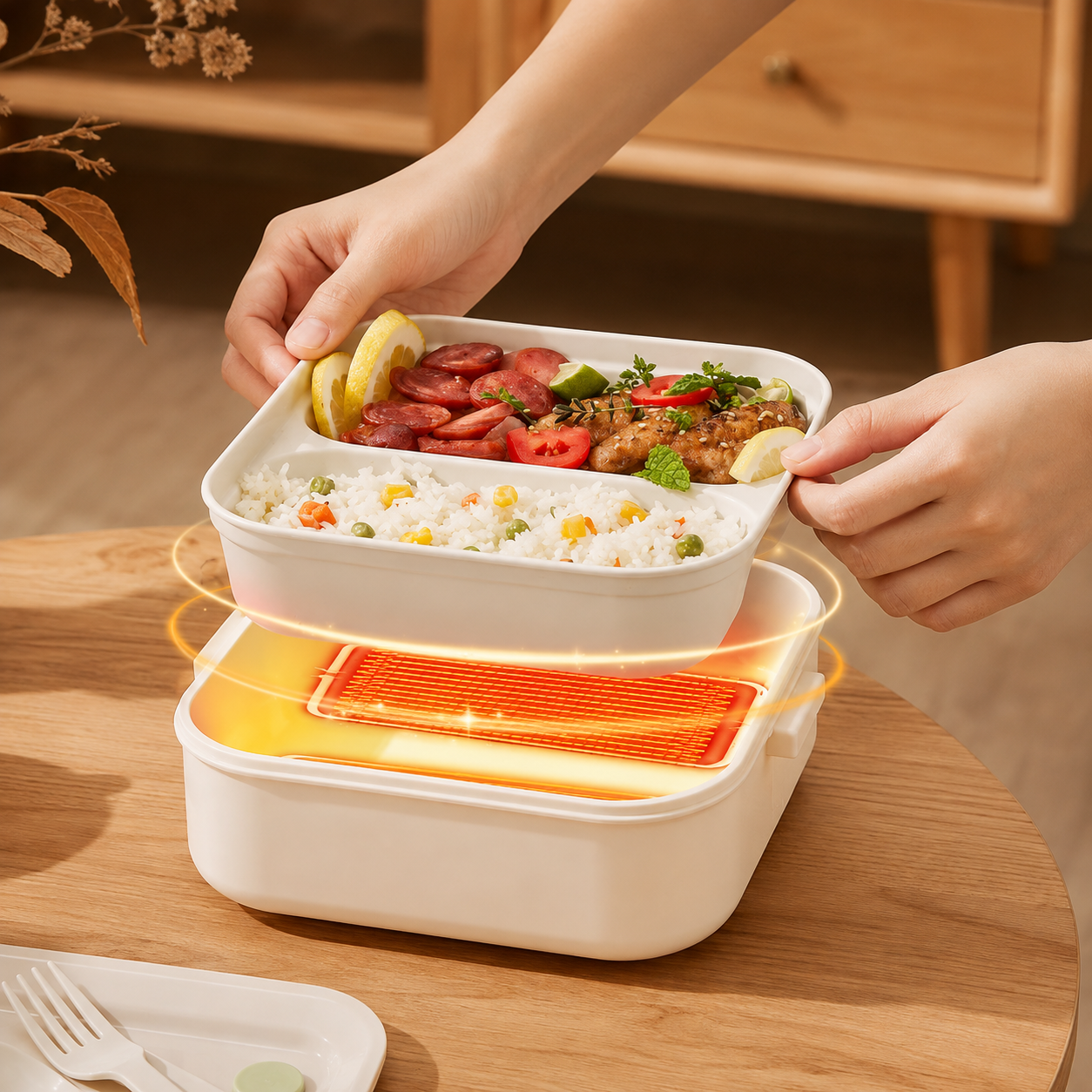 Multi-Function Electric Heated Lunch Box